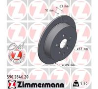 ZIMMERMANN 590.2846.20 Disco de freno