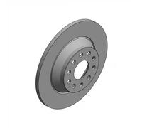 2x Disco de freno macizo 600.3252.20 ZIMMERMANN para VW AUDI SKODA SEAT