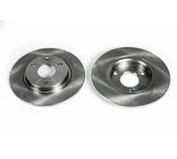 2x Disco de freno macizo 6045530 KRAFT AUTOMOTIVE para CITROËN PEUGEOT