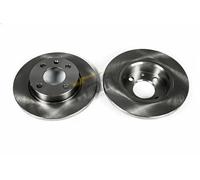 2x Disco de freno macizo 6046505 KRAFT AUTOMOTIVE para SKODA VW
