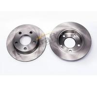 2x Disco de freno macizo 6050130 KRAFT AUTOMOTIVE para AUDI VW