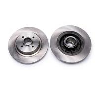 2x Disco de freno macizo 6055121 KRAFT AUTOMOTIVE para RENAULT MEGANE Scénic