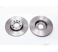 2x Disco de freno macizo 6055570 KRAFT AUTOMOTIVE para PEUGEOT CITROËN