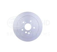 2x Disco de freno macizo 8DD 355 118-721 HELLA para TOYOTA RAV 4 II