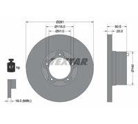TEXTAR Discos de freno para VOLKSWAGEN: LT, K70 (Ref: 92031500)