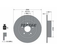 2x Disco de freno macizo 92301603 TEXTAR para HONDA HR-V e:Ny1