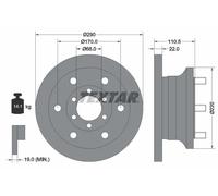 2x Disco de freno macizo 93095100 TEXTAR para IVECO DAILY II Caja/Chasis