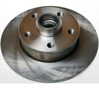 2x Disco de freno macizo B130263 DENCKERMANN para VW SEAT