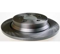 2x DENCKERMANN Disco de freno B130280 eje trasero para VOLVO V70 II (285)