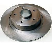 2x Disco de freno macizo B130380 DENCKERMANN para RENAULT LAGUNA II
