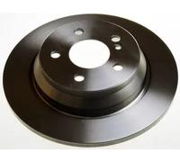 2x Disco de freno macizo B130570 DENCKERMANN para MERCEDES-BENZ CLASE S SL