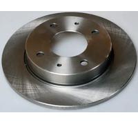 2x Disco de freno macizo B130573 DENCKERMANN para SMART MITSUBISHI