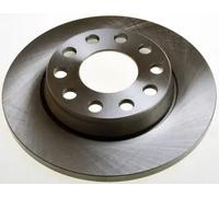 2x Disco de freno macizo B130600 DENCKERMANN para AUDI SEAT