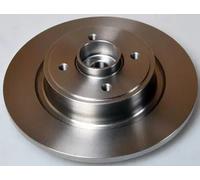 2x Disco de freno macizo B130633 DENCKERMANN para RENAULT GRAND SCÉNIC II