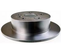 2x Disco de freno macizo B130705 DENCKERMANN para TOYOTA LEXUS