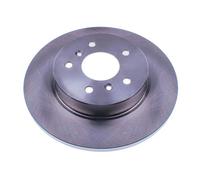 2x Disco de freno macizo B130722 DENCKERMANN para NISSAN RENAULT