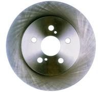 2x Disco de freno macizo B130781 DENCKERMANN para TOYOTA SUBARU LEXUS