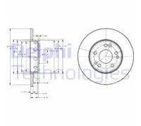DELPHI BG2314 Disco de freno