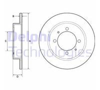 DELPHI BG3203 Disco de freno
