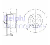 DELPHI BG3426 Disco de freno