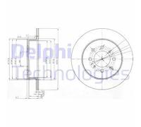 DELPHI BG3793 Disco de freno