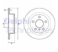 DELPHI BG4706C Disco de freno