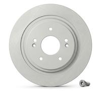 Delphi Disco de freno BG5173C trasero macizo 1 pieza