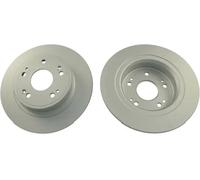 2x Disco de freno macizo BR-2265-C KAVO PARTS para HONDA ACCORD VIII
