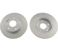 2x Disco de freno macizo BR-2267-C KAVO PARTS para HONDA CIVIC VIII Sedán