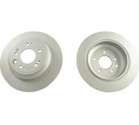 2x Disco de freno macizo BR-2279-C KAVO PARTS para HONDA ACCORD VIII