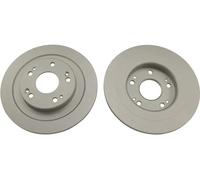 2x Disco de freno macizo BR-2288-C KAVO PARTS para HONDA CIVIC IX