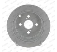 Discos de freno FERODO DDF1419C trasero, macizo, 2 Pieza