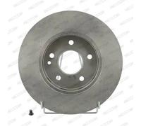 2x Disco de freno macizo DDF540 FERODO para MERCEDES-BENZ CLASE C