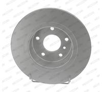 2x Disco de freno macizo DDF874C FERODO para LAND ROVER RANGE ROVER II