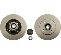 2x Disco de freno macizo DF2706BS TRW para RENAULT CLIO I MEGANE I Coach CLIO II