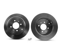 2x Disco de freno macizo DF2781 TRW para PEUGEOT 406 406 Break 406 Coupé