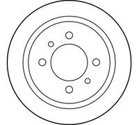 2x Disco de freno macizo DF4006 TRW para NISSAN SUNNY III SUNNY III Liftback