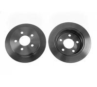 2x Disco de freno macizo DF4049 TRW para OPEL SINTRA