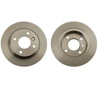2x Disco de freno macizo DF4301 TRW para VOLVO 480 440 460