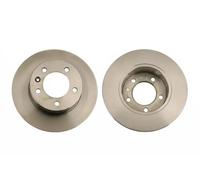 2x Disco de freno macizo DF6120 TRW para OPEL RENAULT