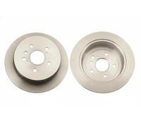 2x Disco de freno macizo DF7257 TRW para LEXUS RX