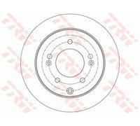 2x Disco de freno macizo DF7819 TRW para KIA SOUL I