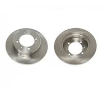 2x Disco de freno macizo J3315019 NIPPARTS para MITSUBISHI VOLVO PROTON