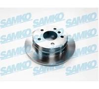 2x Disco de freno macizo M2001P SAMKO para MERCEDES-BENZ CLASE A VANEO