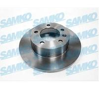 2x Disco de freno macizo O1005P SAMKO para RENAULT OPEL NISSAN