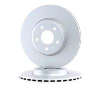 2x Disco de freno Parte trasera del vehículo macizo JPN40H0310-JPN JAPANPARTS