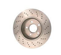 2x Disco de freno perforado 0 986 479 072 BOSCH para MERCEDES-BENZ SL