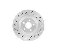 2x Disco de freno perforado 0 986 479 764 BOSCH para MERCEDES-BENZ CLASE E