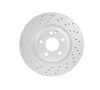 2x Disco de freno perforado 0 986 479 A60 BOSCH para MERCEDES-BENZ CLA Coupé