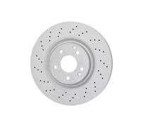 2x Disco de freno perforado 0 986 479 C76 BOSCH